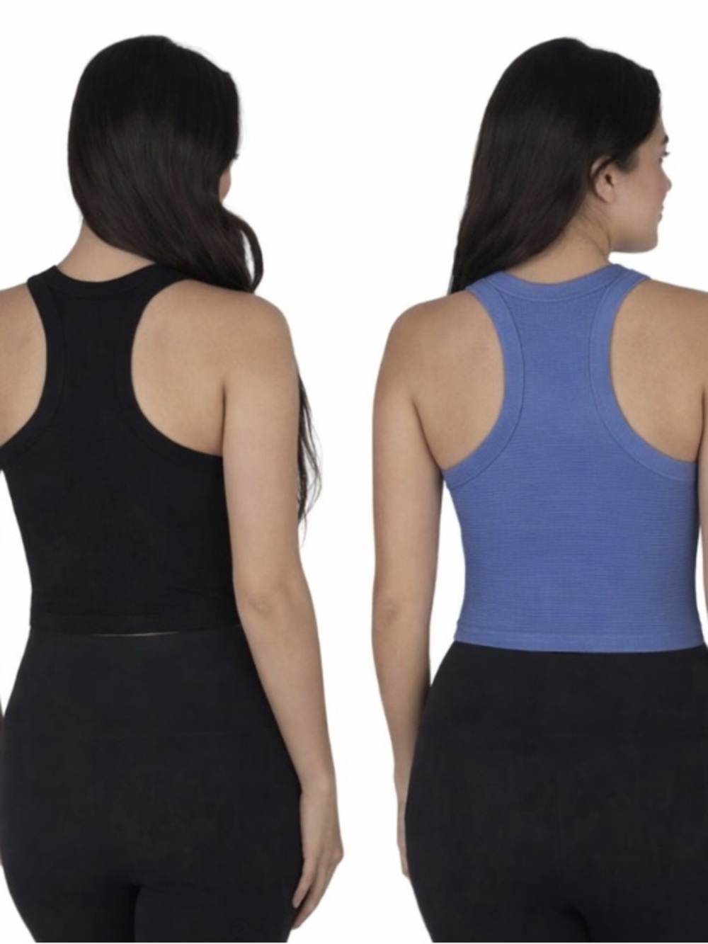 2-Pack Reflex Ribbed Racerback Tanks Large - Picture 3 of 8